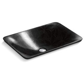 Kohler Sartorial Siyah Desenli Lavabo