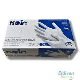 Koinsmh 100 Adet M Pudrasız Lateks Muayene Eldiveni