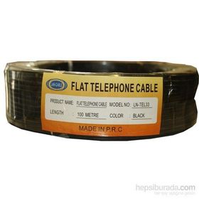 Köken LN-TEL33 Siyah Telefon Kablosu 100 Mt.