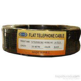 Köken LN-TEL33 Siyah Telefon Kablosu 100 Mt.