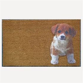 Koko 45x75 cm Flok Köpek Desenli Paspas