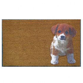 Koko 45x75 cm Flok Köpek Desenli Paspas