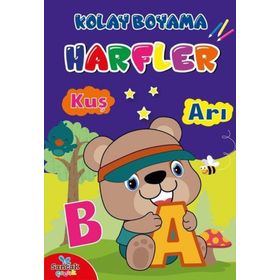 Kolay Boyama Harfler Sancak Çocuk