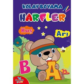 Kolay Boyama Harfler Sancak Çocuk