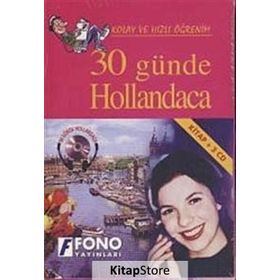 KOLAY VE HIZLI ÖĞRENİM 30 GÜNDE HOLLANDACA KITAP + 3 CD - KOMISYON