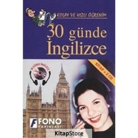 KOLAY VE HIZLI ÖĞRENİM 30 GÜNDE İNGİLİZCE (KITAP + 2 CD) - KOMISYON