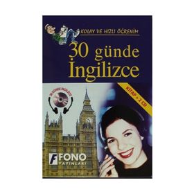 KOLAY VE HIZLI ÖĞRENİM 30 GÜNDE İNGİLİZCE (KITAP + 2 CD) - KOMISYON