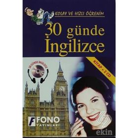 KOLAY VE HIZLI ÖĞRENİM 30 GÜNDE İNGİLİZCE (KITAP + 2 CD) - KOMISYON
