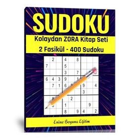 Kolaydan Zora Sudoku Kitap Seti 400 Sudoku Enine Boyuna Eğitim