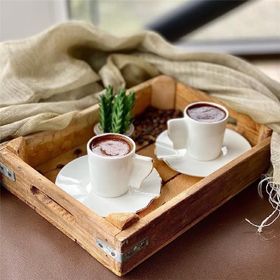 Koleksiyon 6'lı Altın Kaffa Türk Kahve Fincanı Seti