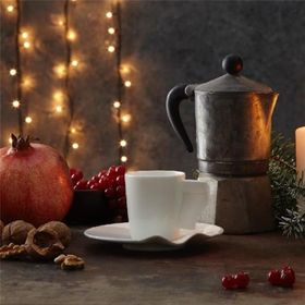 Koleksiyon 6'lı Sade Kaffa Türk Kahve Fincanı Seti