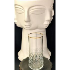 Koleksiyon Aheste Klasik Altın 6'lı Rakı ve Limonata Bardağı