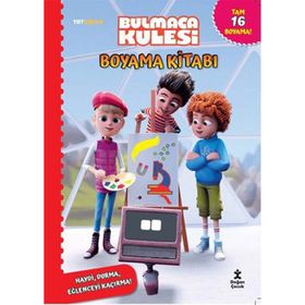 Kolektif TRT Çocuk - Bulmaca Kulesi Boyama Kitabı