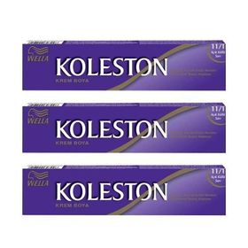 Koleston 11.1 Açık Küllü Sarı 3 Adet Saç Boyası