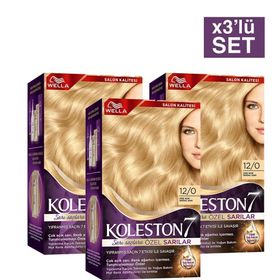 Koleston 12 0 Altın Sarısı 3 Adet Saç Boyası