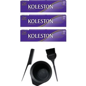 Koleston 5.0 3 Adet Tüp Saç Boyası ve Saç Boyama Seti