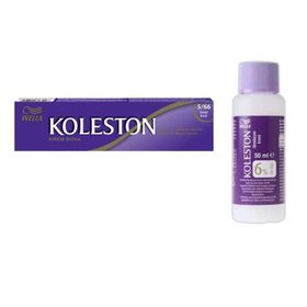 Koleston 5.66 Şarap Kızılı Tüp Saç Boyası + 20 Vol Oksidan Peroksit