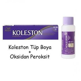 Koleston 55.46 Kızıl Büyü Tüp Saç Boyası + 30 Vol Oksidan Peroksit
