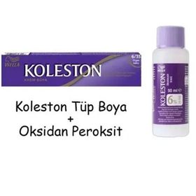 Koleston 6.35 Elegant Kahve Tüp Saç Boyası + 20 Vol Oksidan Peroksit