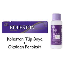 Koleston 7.1 Küllü Kumral Tüp Saç Boyası + 20 Vol Oksidan Peroksit