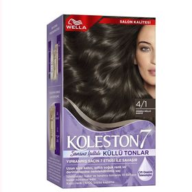Koleston 7 Kit Sonsuz Işıltılı Küllü Tonlar 4 1 Gizemli Küllü Kahve Saç Boyası