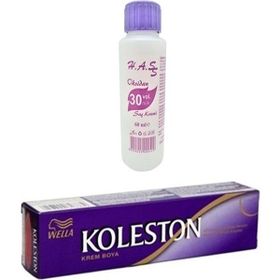 Koleston 8.1 Açık Küllü Kumral Tüp Saç Boyası + 30 Vol Oksidan