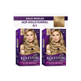 Koleston Açık Küllü Kumral 8/1 Tüp 2x50 ml Saç Boyası