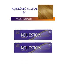 Koleston Açık Küllü Kumral 8/1 Tüp 2x50 ml Saç Boyası