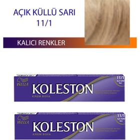 Koleston Açık Küllü Sarı 11/1 Tüp 2x50 ml Saç Boyası