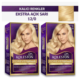 Koleston Kit Çok Açık Doğal Sarı 12-0 x2 Saç Boyası
