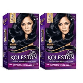 Koleston Kit Mavi Siyah 2-8 x2 Saç Boyası