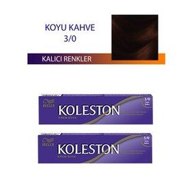 Koleston Koyu Kahve 3/0 Tüp 2x50 ml Saç Boyası
