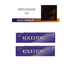Koleston Koyu Kahve 3/0 Tüp 2x50 ml Saç Boyası