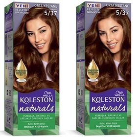 Koleston Naturals 5/37 Orta Kestane x2 Saç Boyası