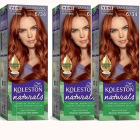 Koleston Naturals 6/34 Bakır Kumral x3 Saç Boyası