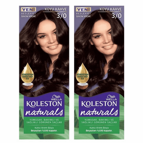 Koleston NATURALS SAÇ BOYASI 3.0 KOYU KAHVE x2 adet
