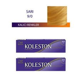 Koleston Sarı 9/0 Tüp 2x50 ml Saç Boyası