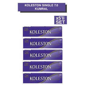 Koleston Single 7/0 Kumral 5'li Tüp Boya