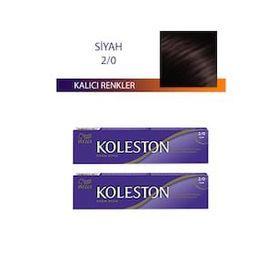 Koleston Siyah 2/0 Tüp 2x50 ml Saç Boyası