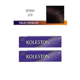 Koleston Siyah 2/0 Tüp 2x50 ml Saç Boyası