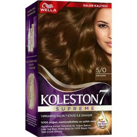 Koleston Supreme Kit 5/0 Açık Kahve Saç Boyası