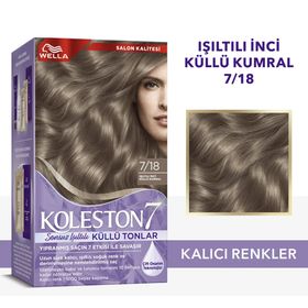 Koleston Supreme Kit 7 18 Işıltılı Inci Küllü Kumral Saç Boyası