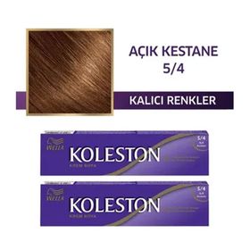 Koleston Tüp 5/4 Açık Kestane x2 Saç Boyası
