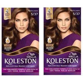 Koleston Wella 5/37 Kışkırtıcı Kahve Kit 2 Adet Saç Boyası