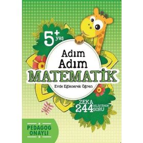Koloni Çocuk Adım Adım 5+ Yaş Zeka Geliştiren 244 Soru Matematik