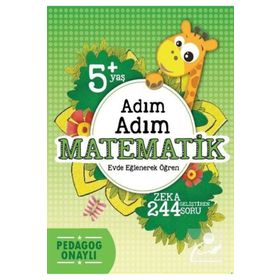 Koloni Çocuk Adım Adım 5+ Yaş Zeka Geliştiren 244 Soru Matematik