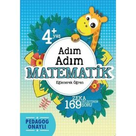 Koloni Çocuk Adım Adım Zeka Geliştiren 169 Soru 4+ Yaş Matematik
