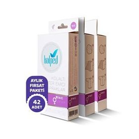 Kolped Ter Emici Yapraklar 3x42 Adet Koltuk Altı Pedi