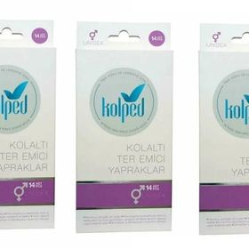 Kolped Ter Emici Yapraklar 3x42 Adet Koltuk Altı Pedi