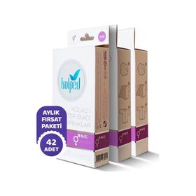Kolped Ter Emici Yapraklar 3x42 Adet Koltuk Altı Pedi